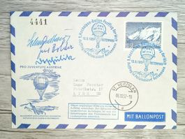 TR80 Enveloppe + Timbre Autriche 1957 Theme Ballon