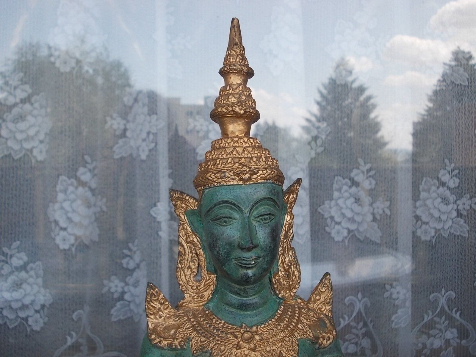 Skulpturen & Statuen: 37cm+38cm Bronze Tempelwächter Paar mit Singhas Löwe 8375 gr – Gebraucht aus Ostermundigen von eschbe 5