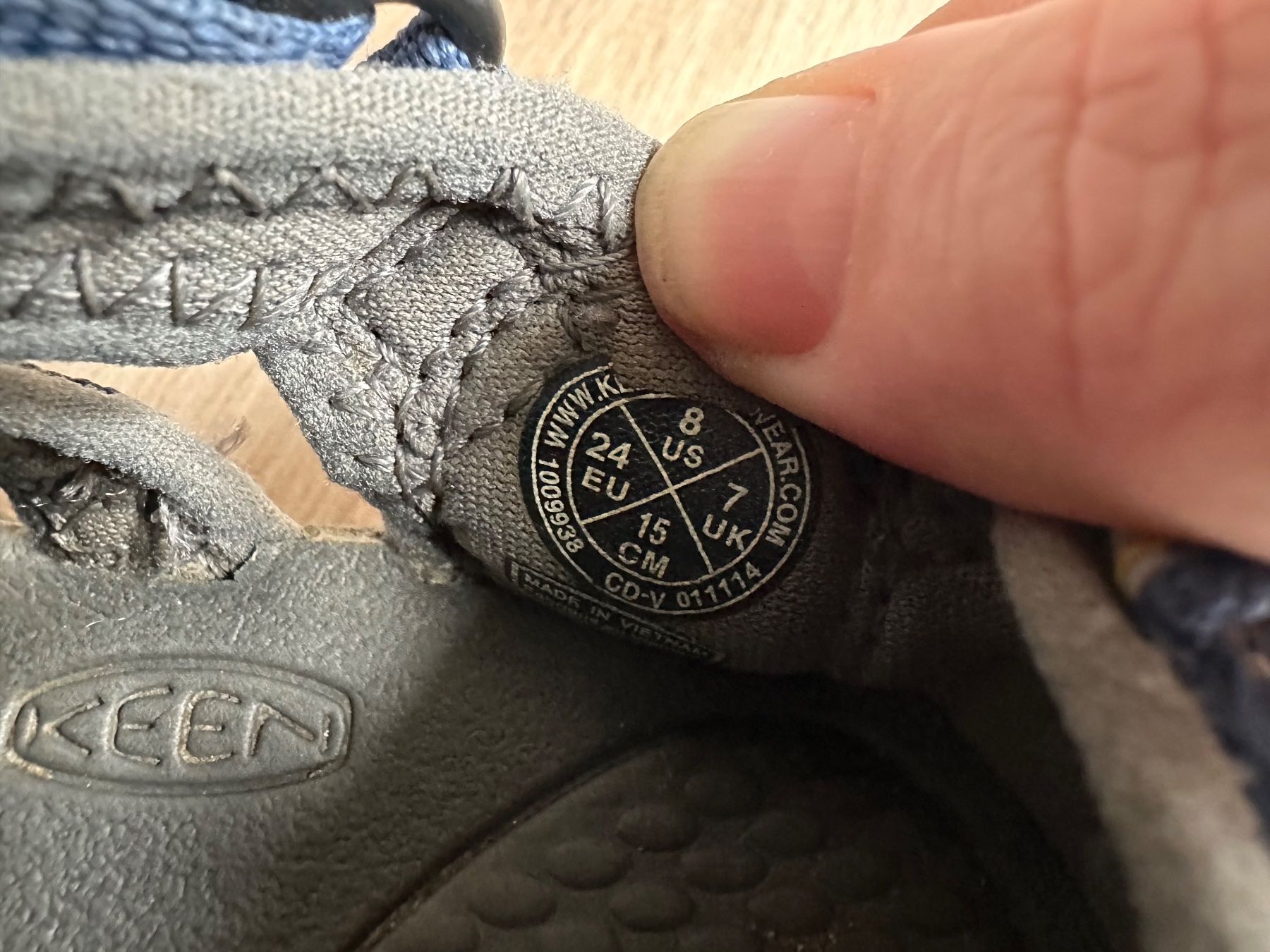 Keen Scarpe per ragazzi: Keen Sandalen Gr. 24 blau – Usato da Rudolfstetten venduto da Joyw 3