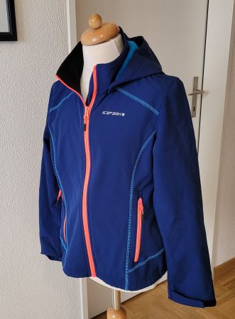 schöne, neuwertige Softshelljacke von Icepeak - Gr.152