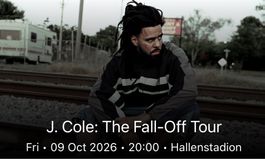 3 x J. Cole Concert Ticket Hallenstadion 09.10.2026