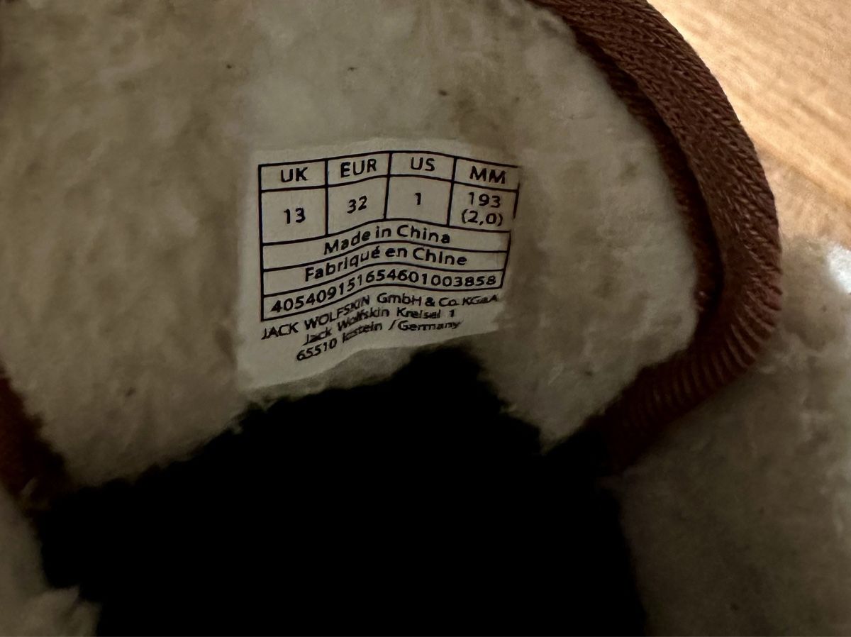 Jack Wolfskin Scarpe per ragazzi: Jack Wolfskin Kinder Winterstiefel Grösse 32 – Usato da Allschwil venduto da Artur15 9