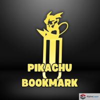 Pikachu Bookmark 3D Printed – Raichu Silhouette