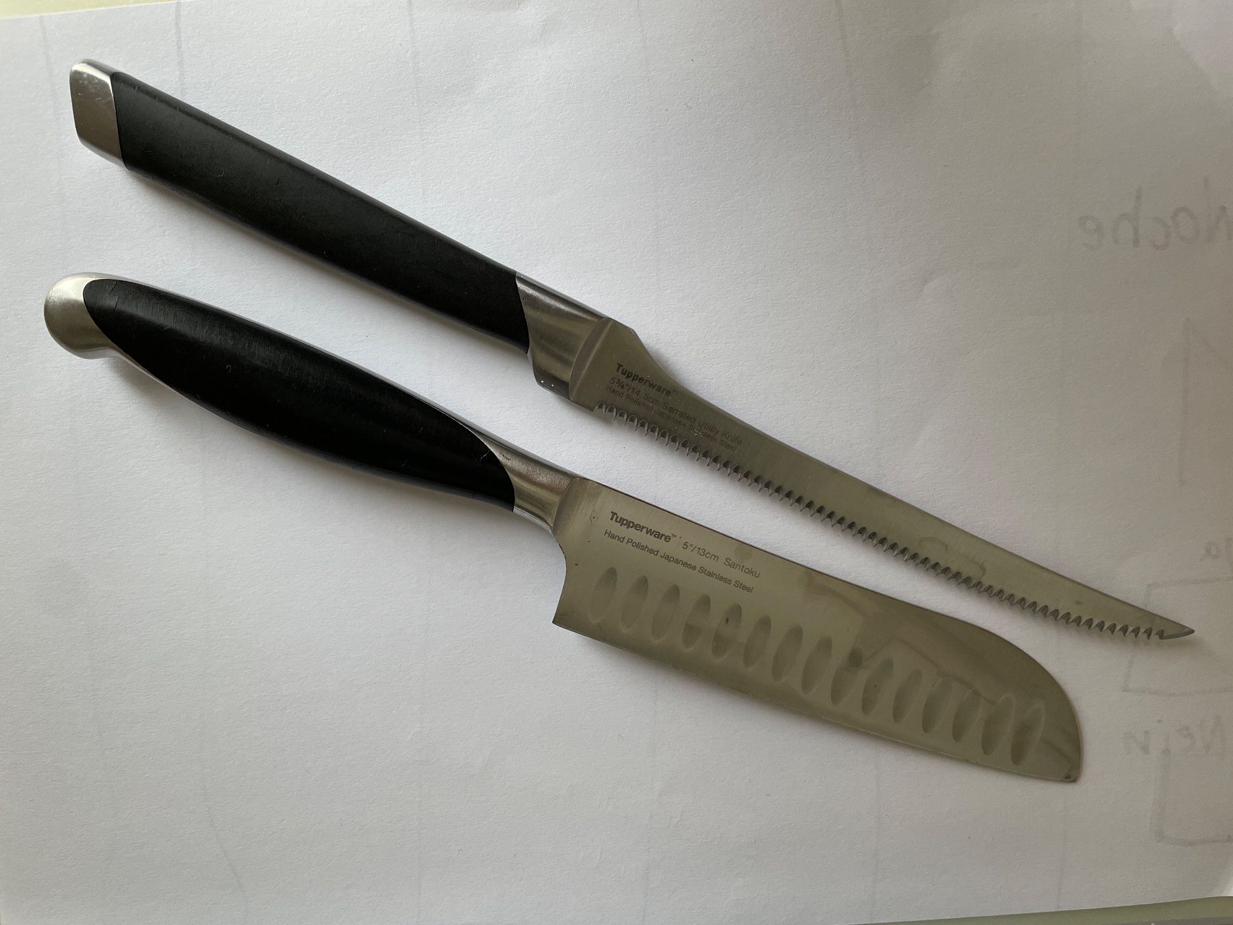 Tupperware Coltelli da cucina: Tomatenmesser, kleines Schneide-Messer, von Tupperware – Usato da Cham venduto da 2eye 1