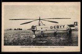 Bourget-Dugny, Autogiro de la Cierva, Hu