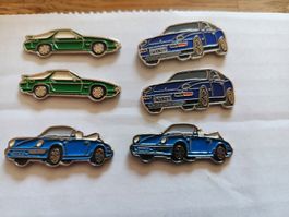 Lot 6 pins Porsche divers modèles