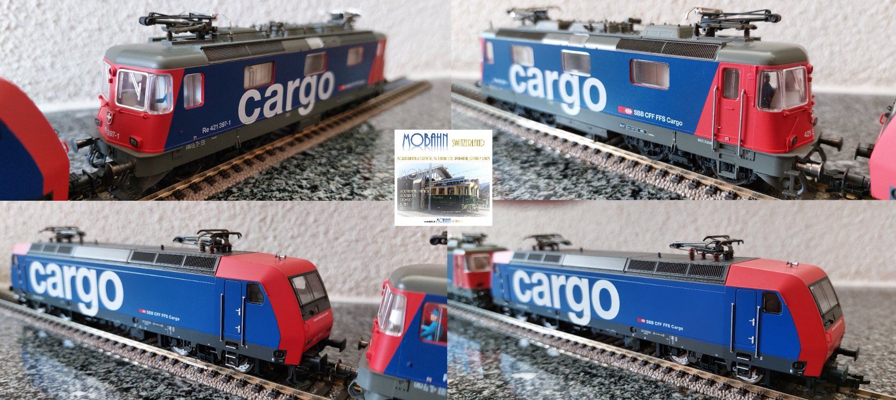 Fleischmann Trains électriques: Fleischmann - Mehrfachtraktion SBB Cargo BR 481/Re 421 – Neuf (Voir description) à Rotkreuz par MOBAHN-1zu87 2