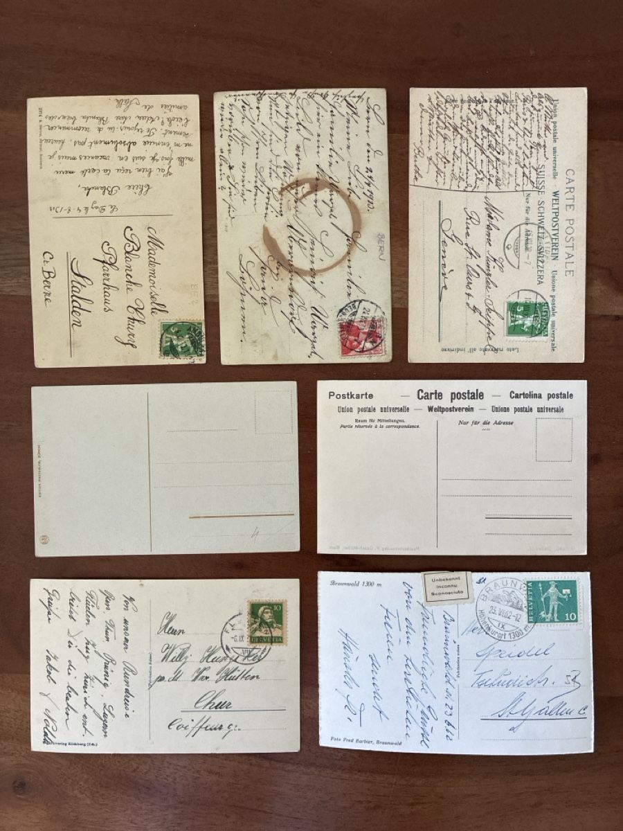 Cartes postales: 15 Ansichtskarten Schweiz Überraschungs Paket 95 – D'occasion à Oftringen par Cla.vD.74 1