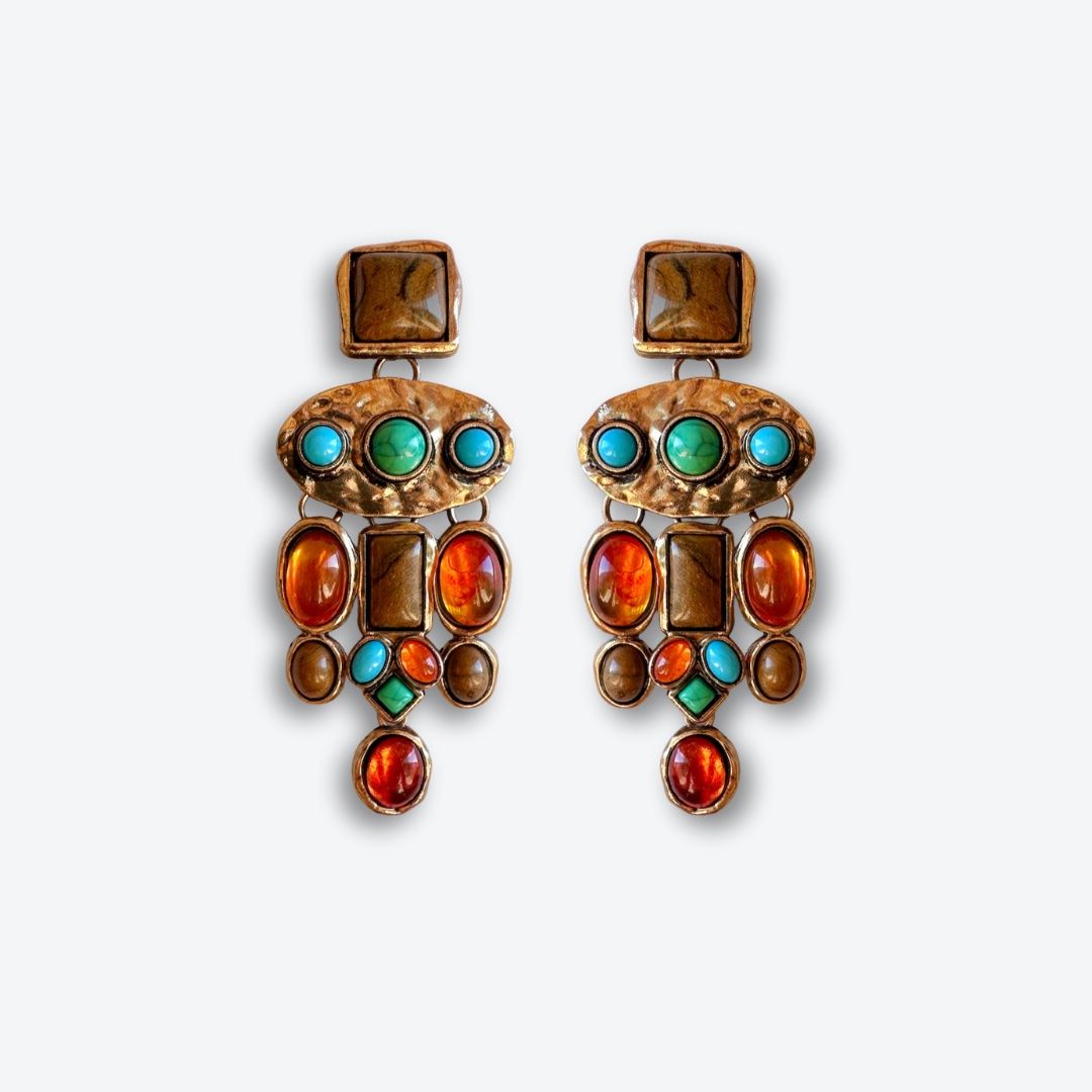 Orecchini pendenti & Orecchini a lobo: Modeschmuck-Ohrringe mit bunten Steinen – Nuovo (secondo la descrizione) da Oberkirch LU venduto da petitefashion 1