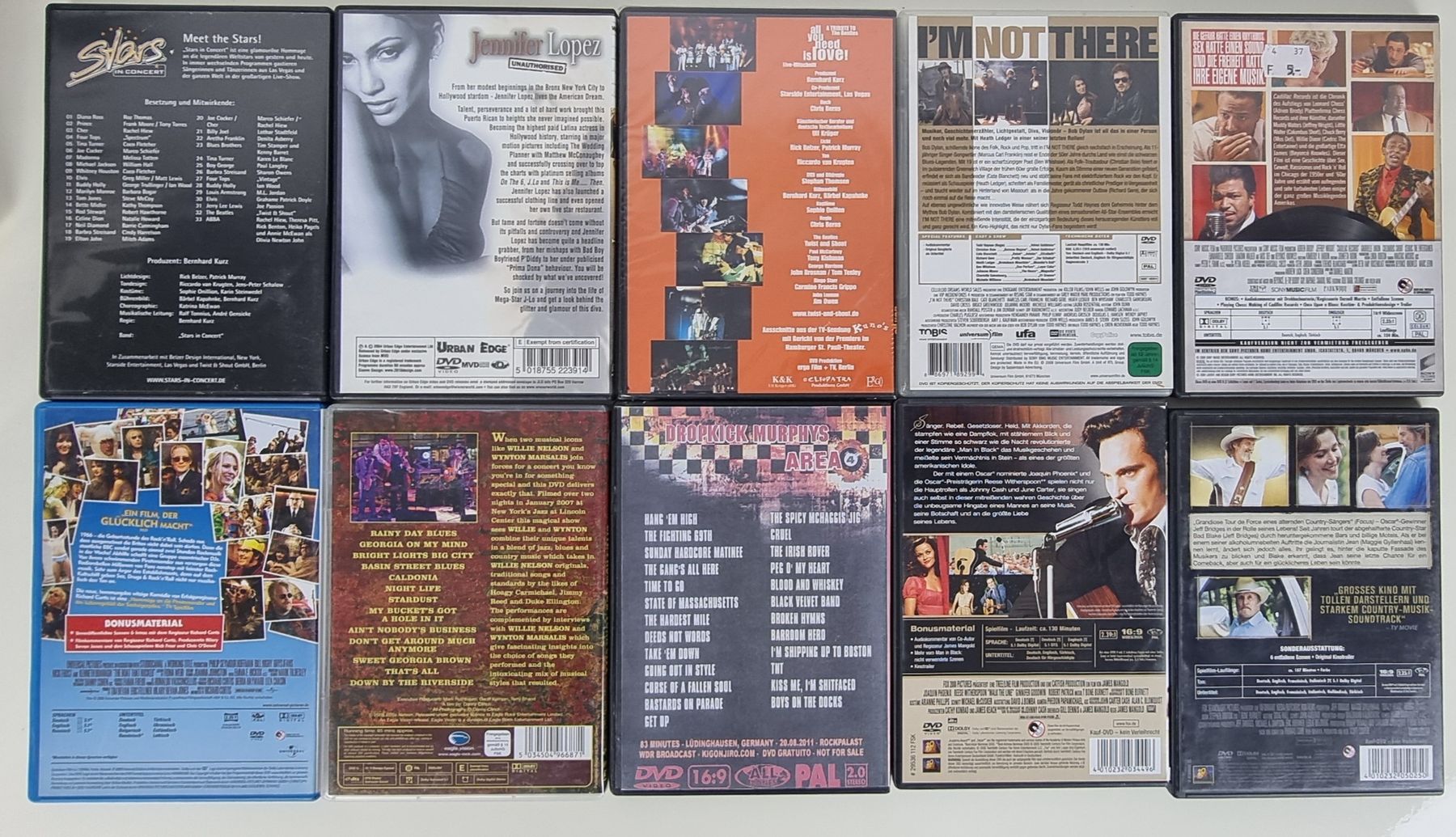 Tutti i DVDs: 10 X Musikfilmen DVDs – Usato da Thun venduto da MP1211 3