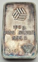Silberbarren 100 g Compagnie Financière Tradition SA 999.0 