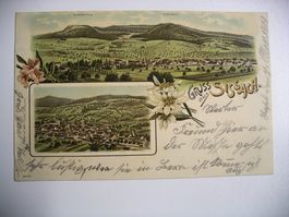farbigeLithoAK  SISSACH