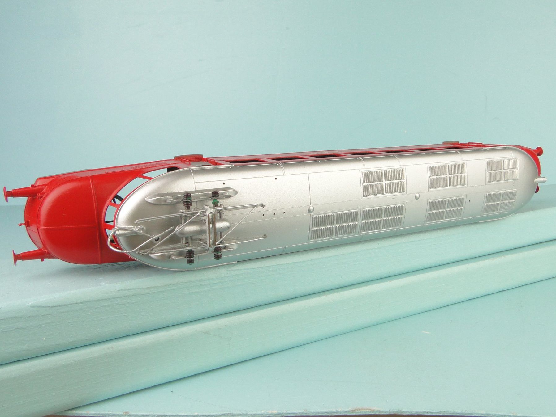 Fulgurex Modellini di ferrovie: Fulgurex H0, Roter Pfeil Gehäuse – Usato da Bülach venduto da cann11 9