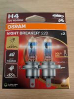 Osram H4 Night Breaker 220 12V 60/55W Neu 2 Stk
