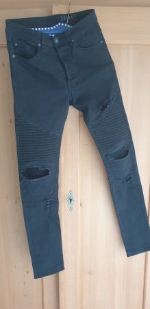 Hose Jeans schwarz H & M Skinny Grösse 29