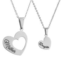 Mutter-Tochter Halskette👩‍👧💖Collier Mère-Fille Assorti