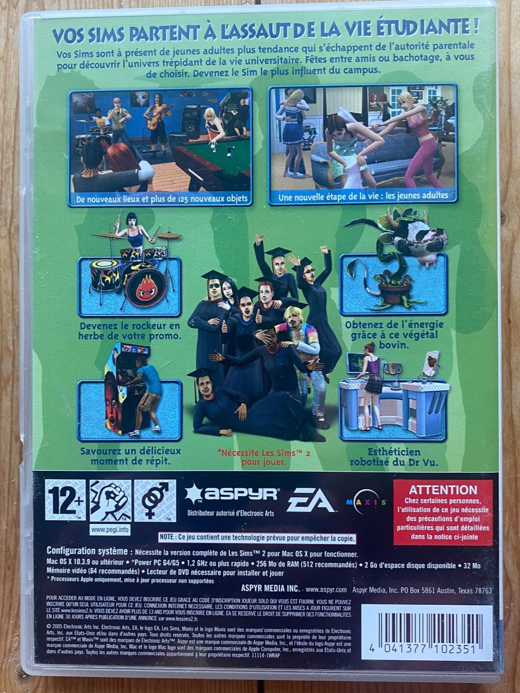 Giochi: Les Sims 2 (5 volumes, version Mac, Aspyr) – Usato da Rochefort venduto da Philen292 1