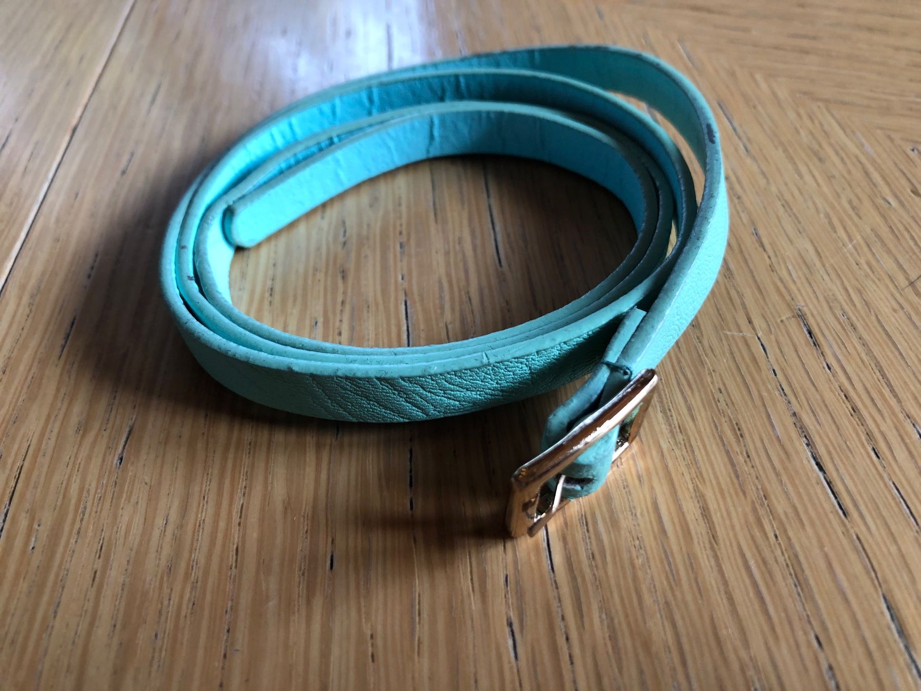 Cinture: Damen - Gürtel schmal mintgrün – Usato da Schübelbach venduto da Dolly990_2 1