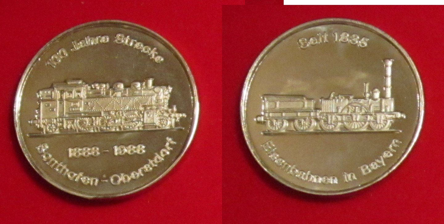 Medaillen: Medaillen Eisenbahnen in Bayern – Gebraucht aus Allschwil von Coinfreak 1