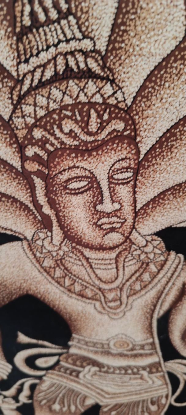 Poster & Bilder: Batik-Bild Naga-König – Gebraucht aus Erlinsbach SO von hun_bvg6 1