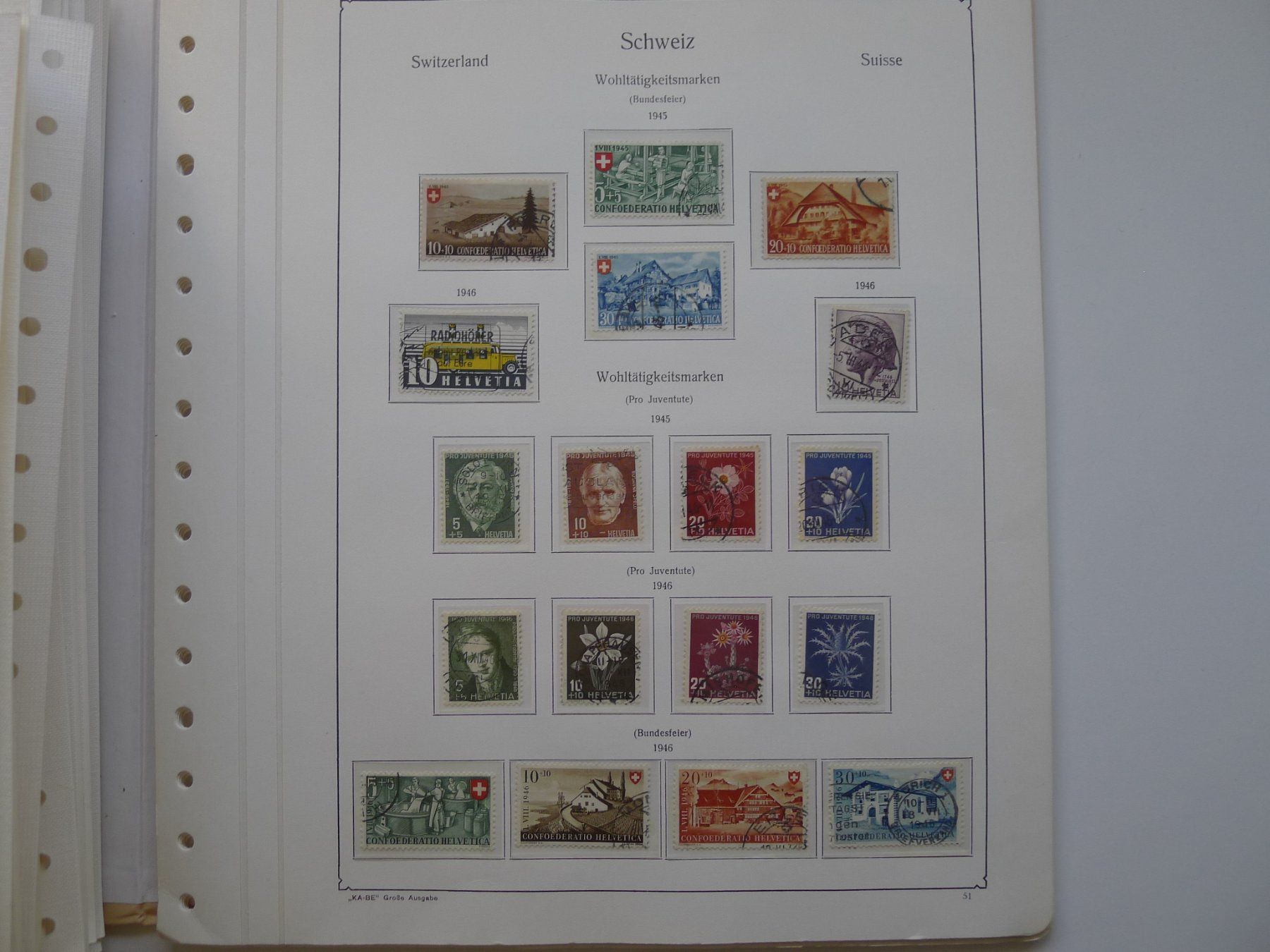 Tutti i francobolli: Album mit Briefmarken von der Schweiz – Usato da Dagmersellen venduto da q1w2e3r4 8