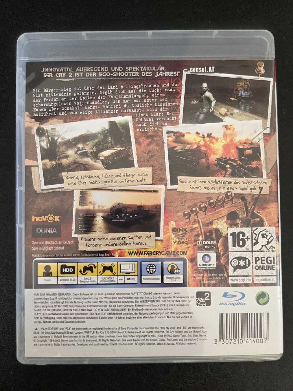 Sony Spiele: Far Cry 2 CIB – Gebraucht aus Territet von Cenh 1