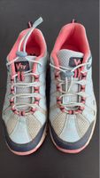 Vty Sportschuhe Gr 35 blau pink Schnellschnürung gebraucht