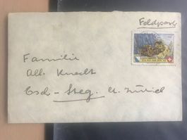 Feldpost Brief 1940 Sch.Mot.Kan.Bttr 118 nach Steg