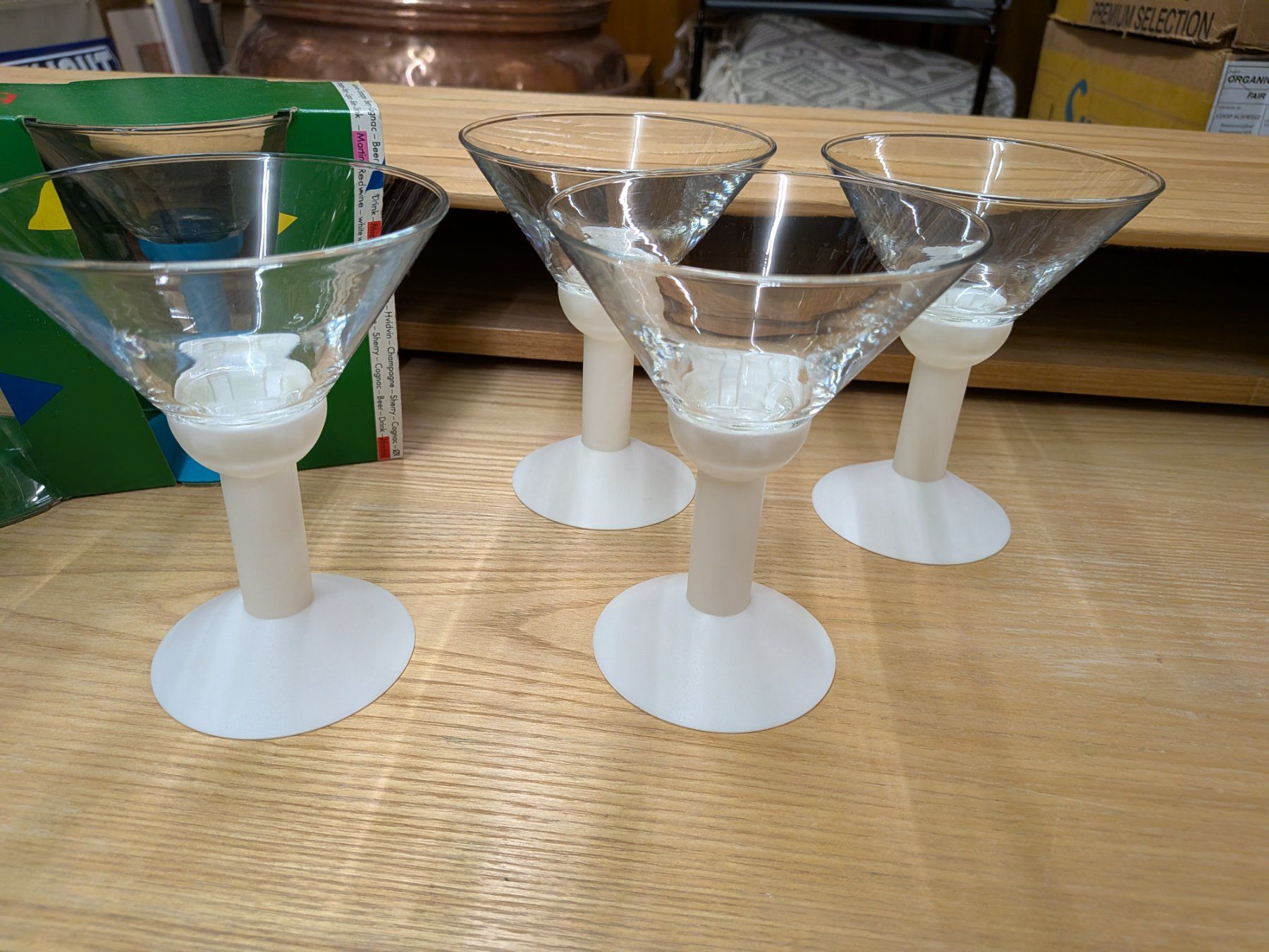 Bodum Gläser: 8 Bodum Gläser für Martini, Dessert oder anderes – Gebraucht aus Emmen von magelan 1