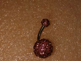 bauchnabel piercing,,echt kristall,,,,lela farbe
