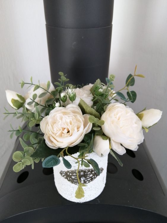 Einzelstück Rosen im Topf ewig frisch Fr. 5. Kaufen auf Ricardo