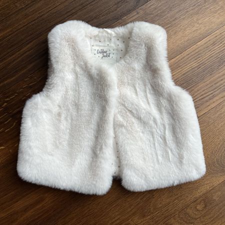 Webpelz Pelz Weste Gilet Vertbaudet Gr. 94 (3 Jahre, 92)