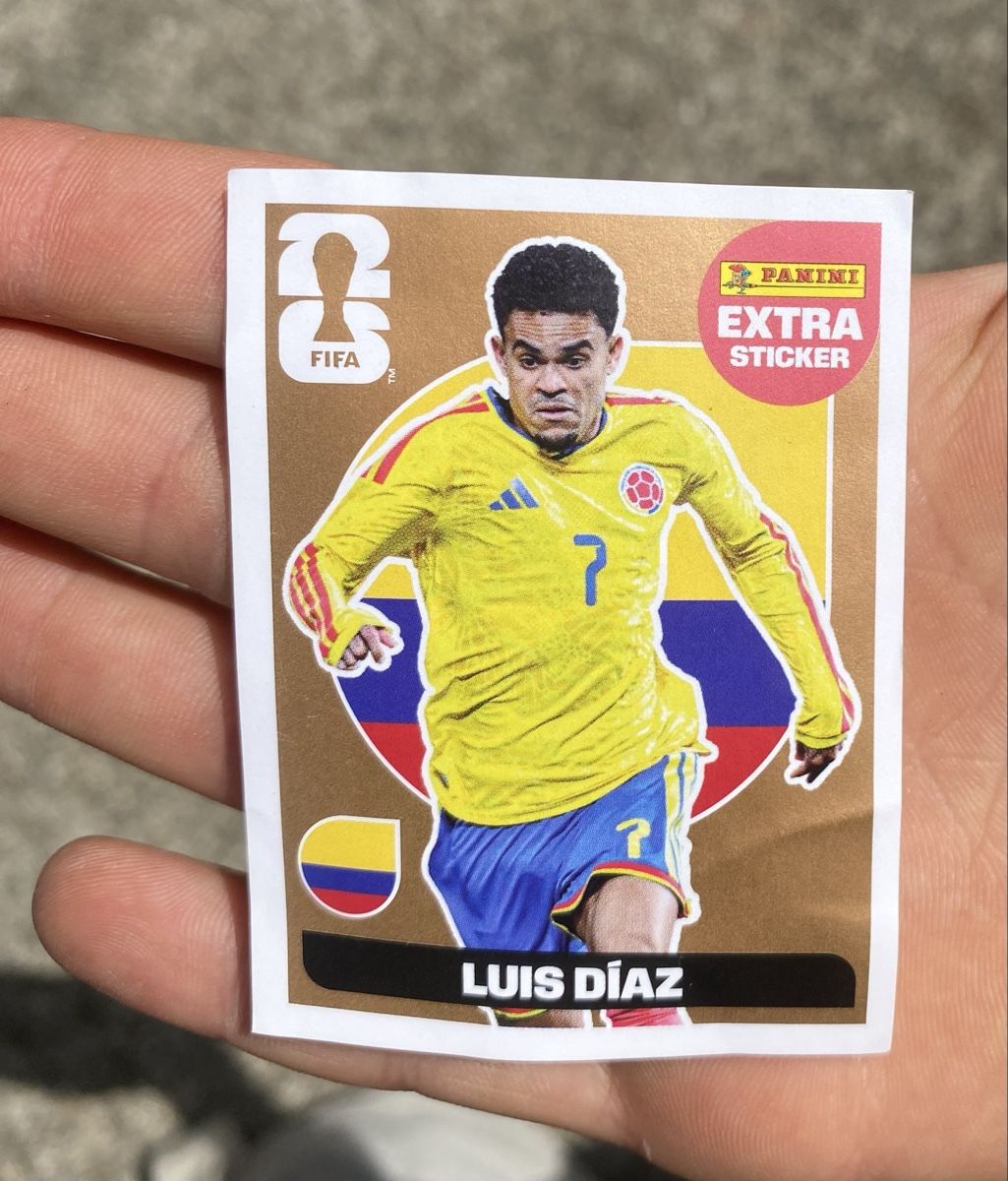 Panini Carte collezionabili: Panini WM 2026 Extra Sticker Luis Diaz  – Nuovo (secondo la descrizione) da Winterthur venduto da 84MirjamW