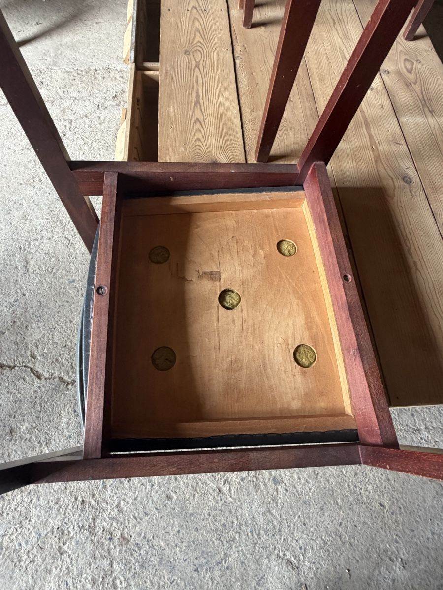 Sedie: Chaise Scandinave en hêtre teinté – Usato da Arnex-sur-Orbe venduto da Tutu1037 6