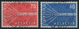 1957 - Europa - Ersttag Voll Stempel ET - französisch·fr