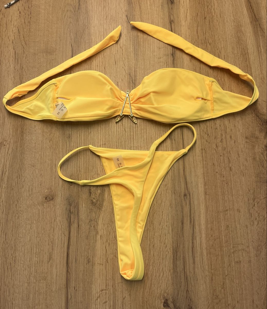 Badekleider & Bikinis: Sommerliche Bikini in Gelb , Gr. XS – Neu (gemäss Beschreibung) aus Cunter von tiramisuuu_ 1