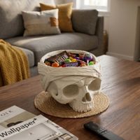 Mummy Skull Bowl Totenkopf-Schale – Bone White