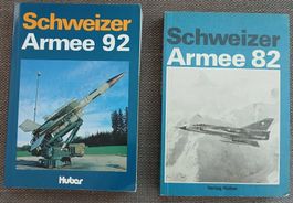 Bücher Schweizer Armee 82 und 92 gebraucht guter Zustand