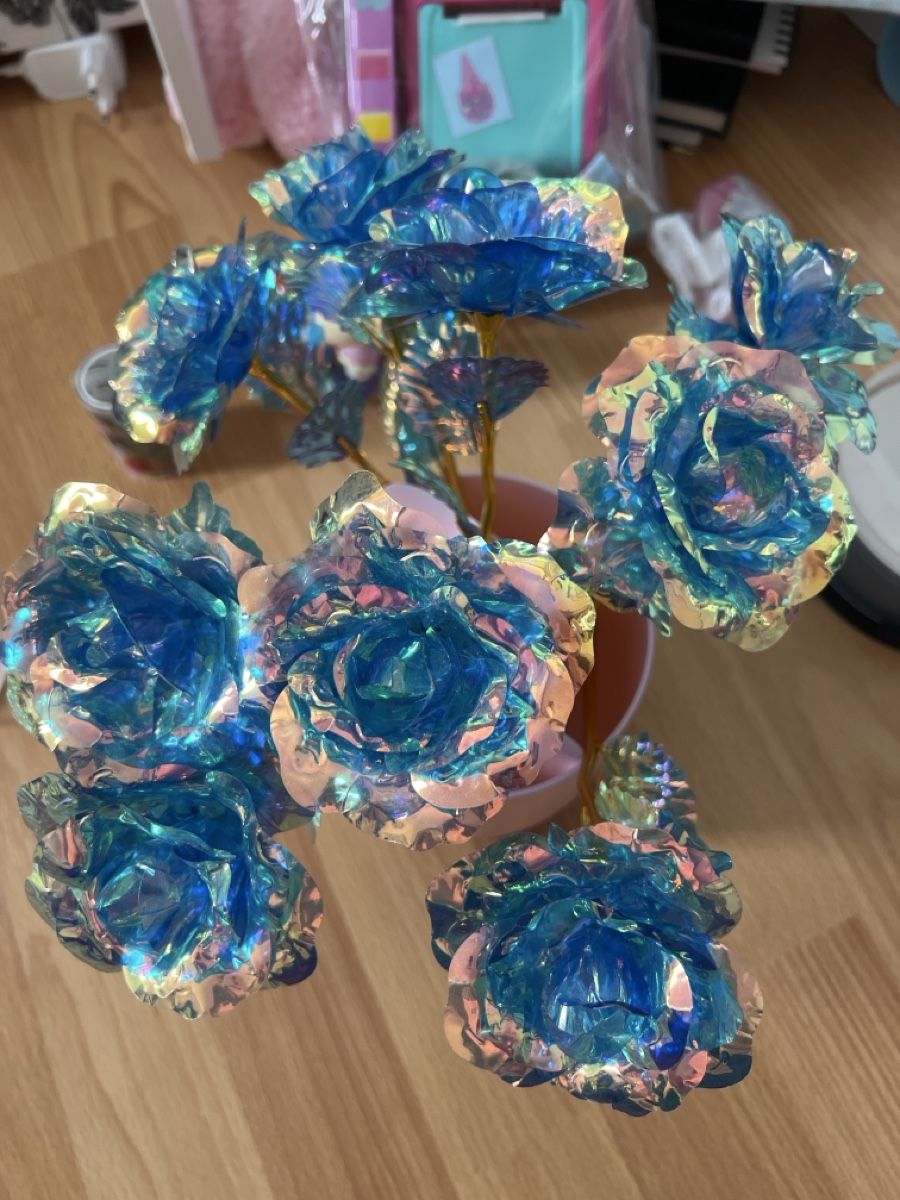 Tutte le decorazioni: Blaue, irritierende Dekorations Rosen – Usato da Olten venduto da Sonjason 1