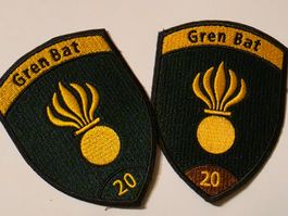 Grenadier duo Badge Gren Bat 20 Tenue A Original Abzeichen