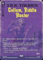 MTG The Hobbit M 0241 - Gollum, Riddle Master FOIL