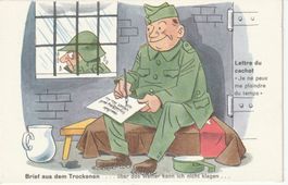 Schweiz-Militär- Brief aus dem Trockenen.