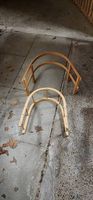 Schlittenlehne aus Holz 2 Stk.