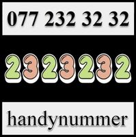 Handynummer, Telefonnummer, Natelnummer, 077 232 32 32