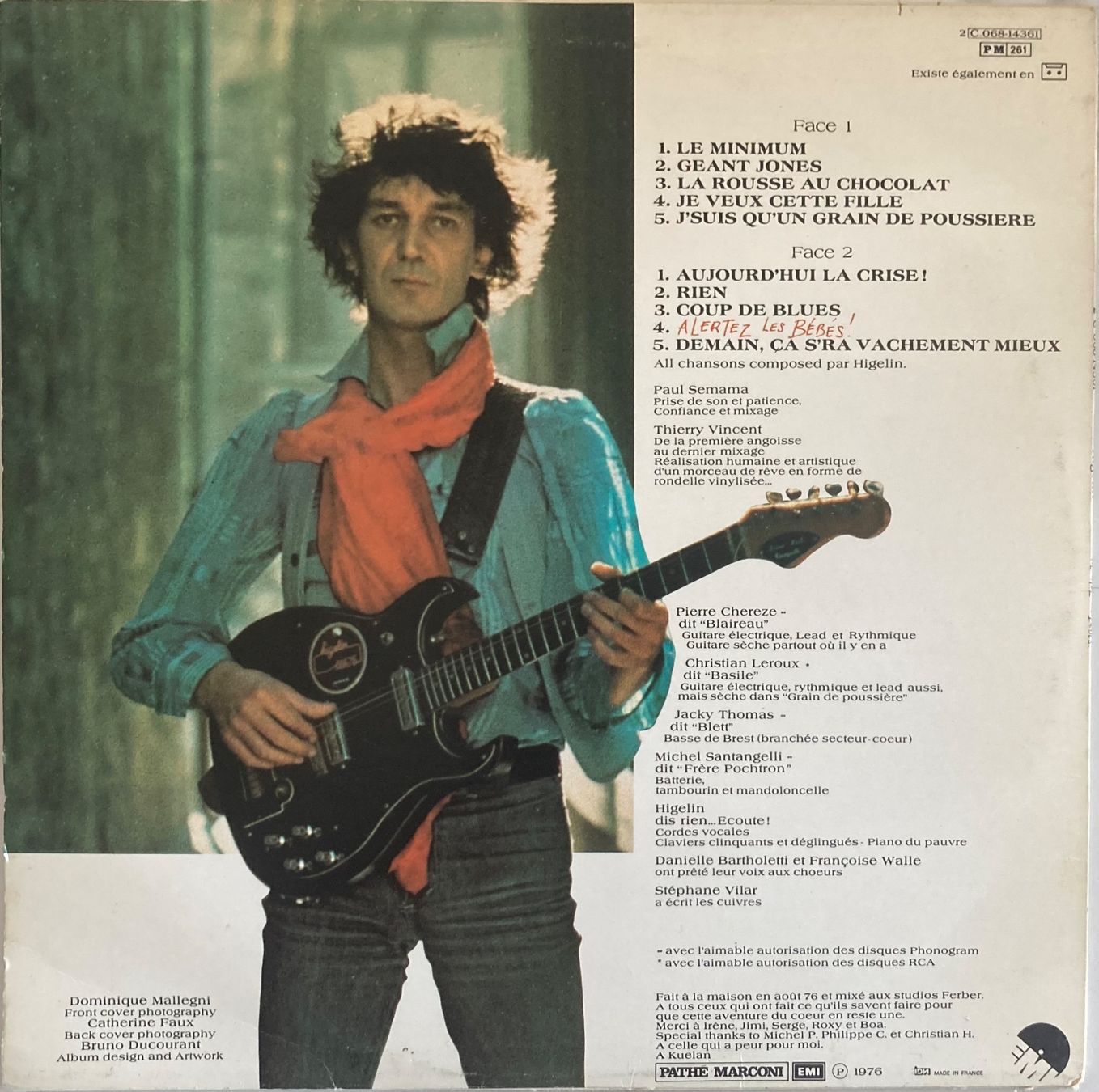 Dischi in vinile: JACQUES HIGELIN - ALERTEZ LES BEBES! – Usato da Poliez-Pittet venduto da Newtown-Records 1