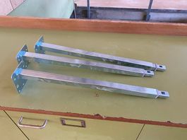3 Konsolen 52 cm für Möbel-Wandmontage