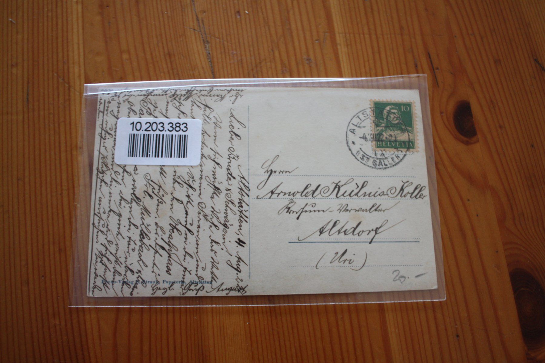 Cartoline postali: Altstätten Rheintal – Usato da Altstätten SG venduto da sulim 1