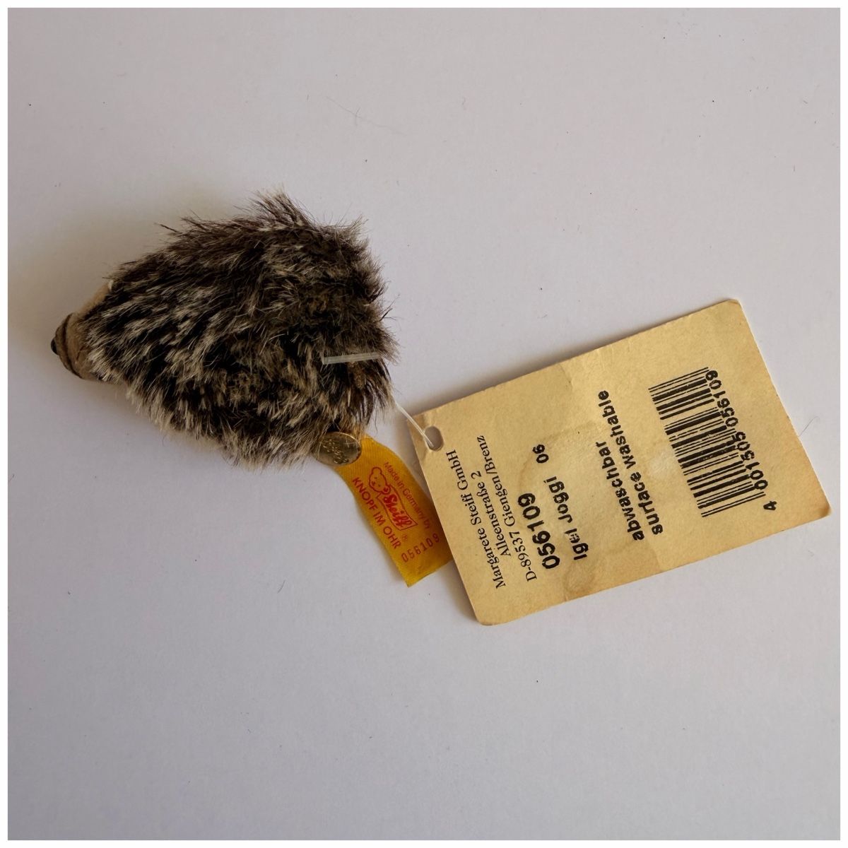 Steiff Giocattoli: Original Steiff Igel Joggi - Grösse ca. 6 cm – Nuovo (secondo la descrizione) da Schlieren venduto da KaRoPue 1
