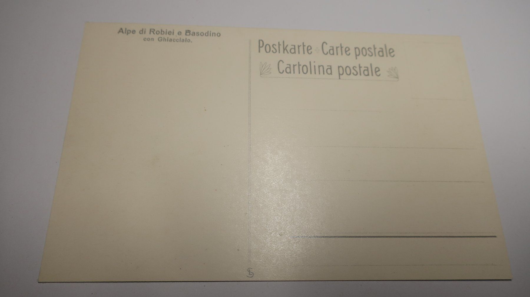 Ansichtskarten: Alp di Robiel e Basodino con Ghiacciaio – Gebraucht aus Cormoret von Pascalll2001 4