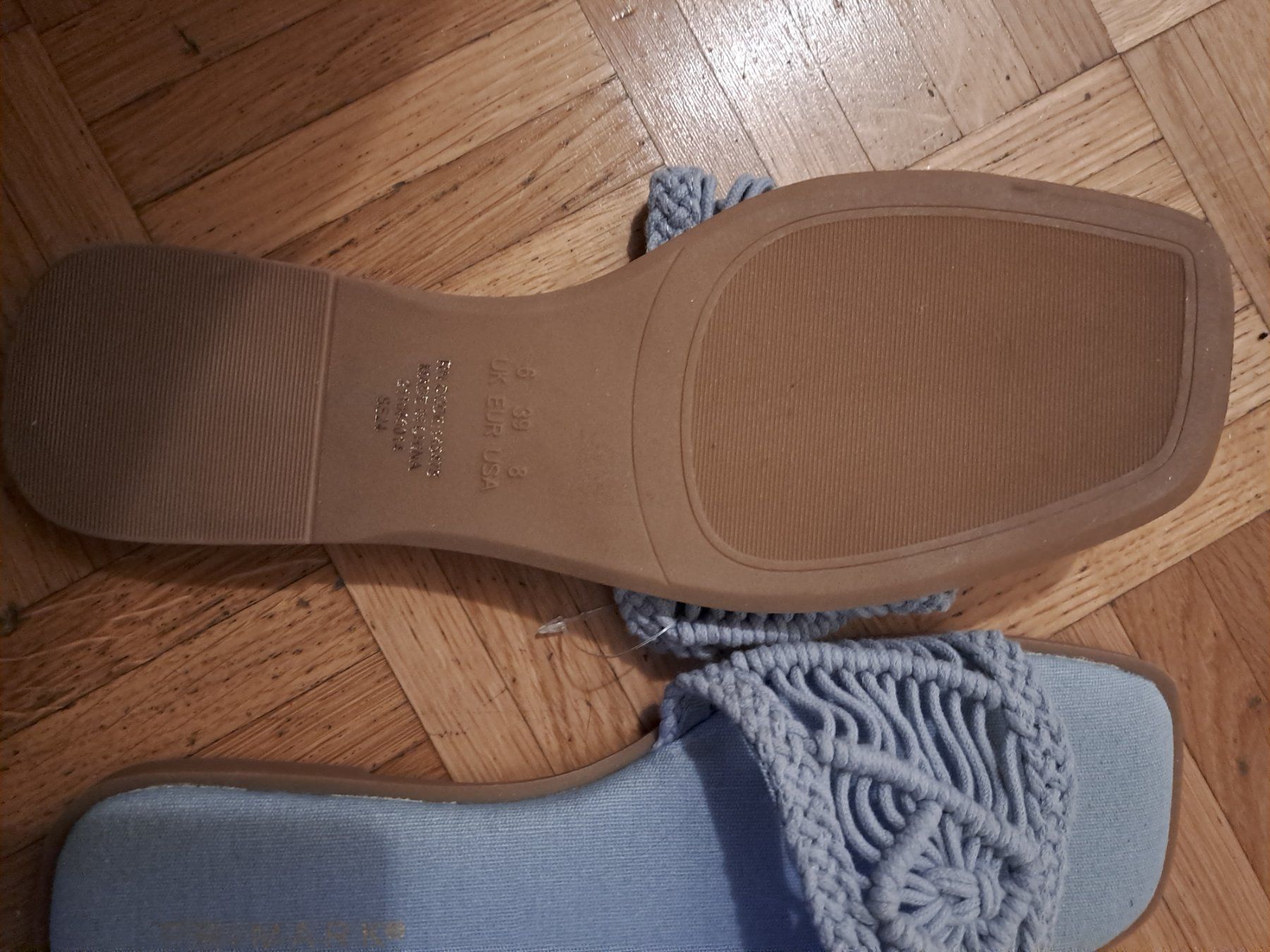 Scarpe da donna: Hellblaue Sommerschuhe / Sandalen, Gr. 39, Neu – Nuovo (secondo la descrizione) da Richterswil venduto da nar_7bkx 1